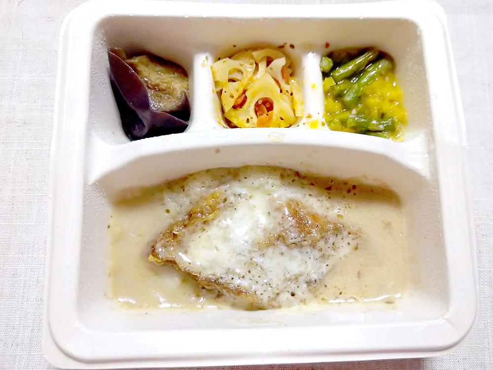 たらのポルチーニクリーム仕立て