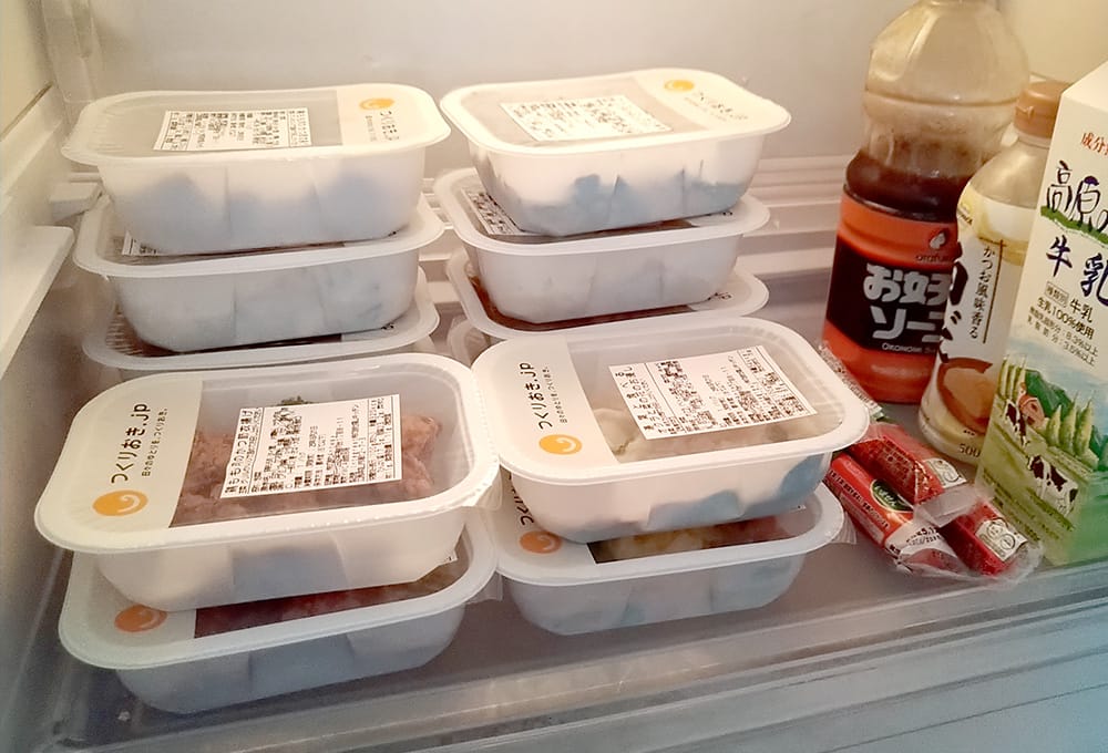 我が家の冷蔵庫に入れたつくりおき.jpのパワーシール容器