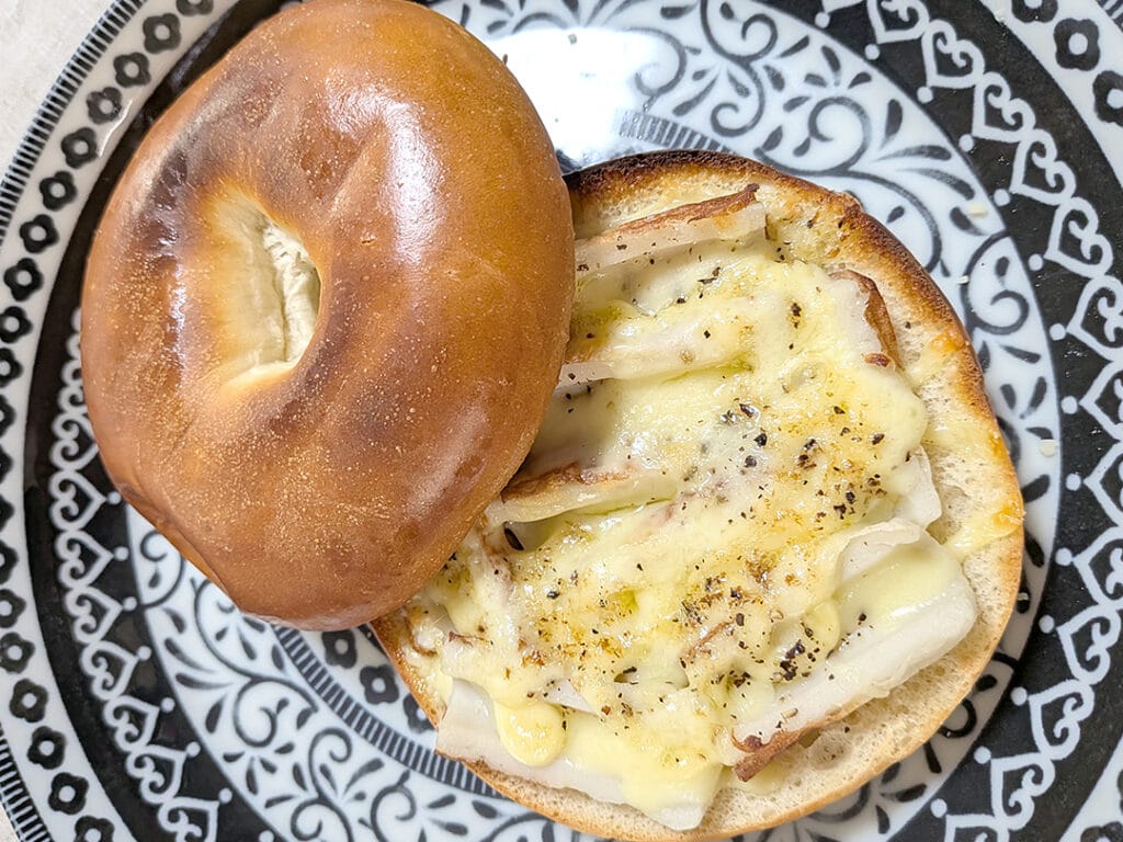 ちくわチーズベーグル